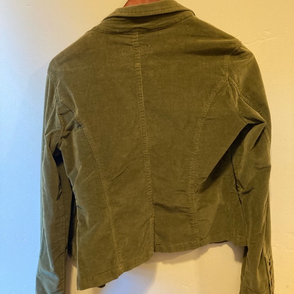 Corduroy green vest jacket - Picture 2 of 2
